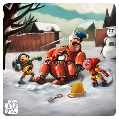 آی‌قصه | آدم آهنی‌های ضدزنگ برف‌بازی می‌کنند