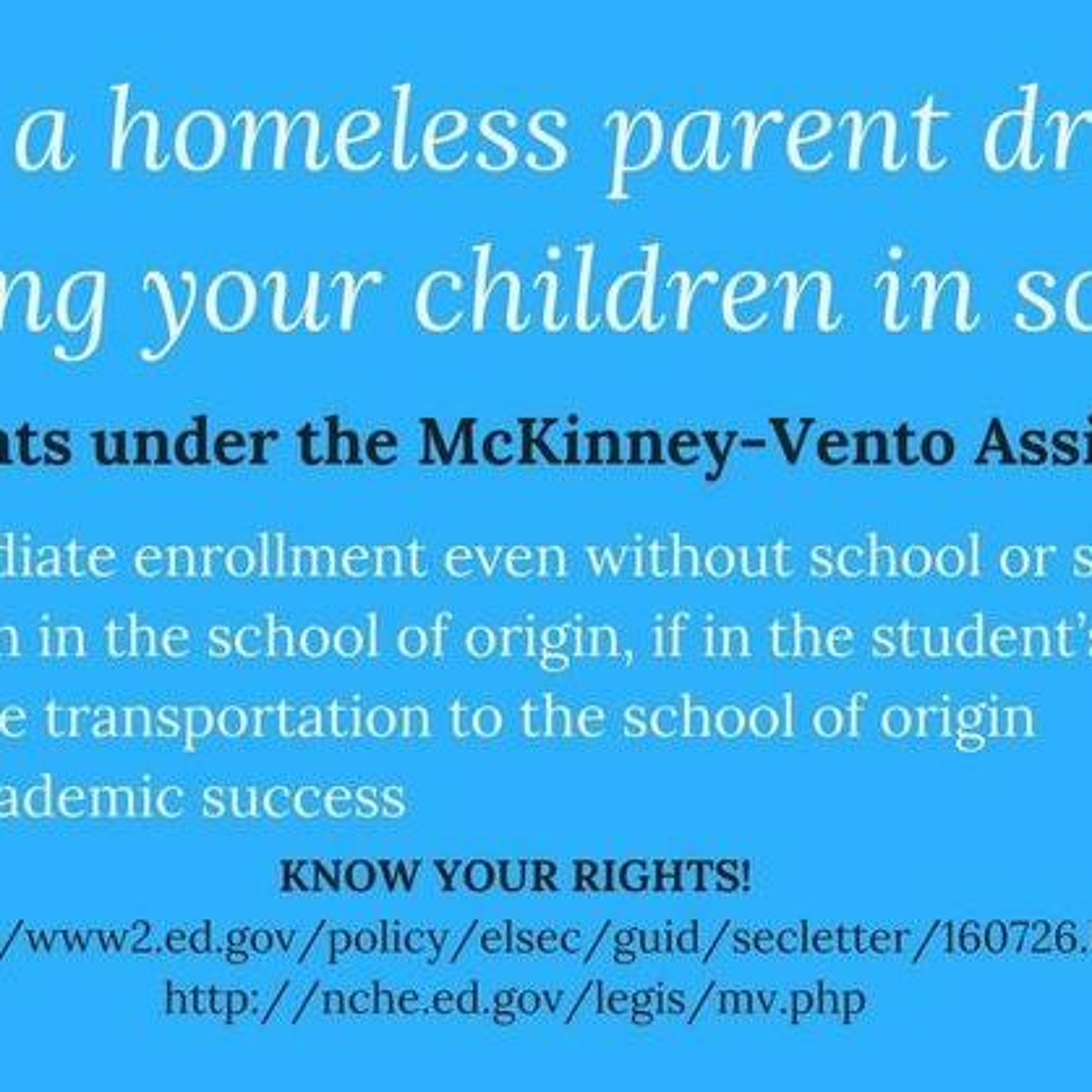 State Audit Of Program For Homeless Students Finds Undercount, Lack Of Oversight episode artwork