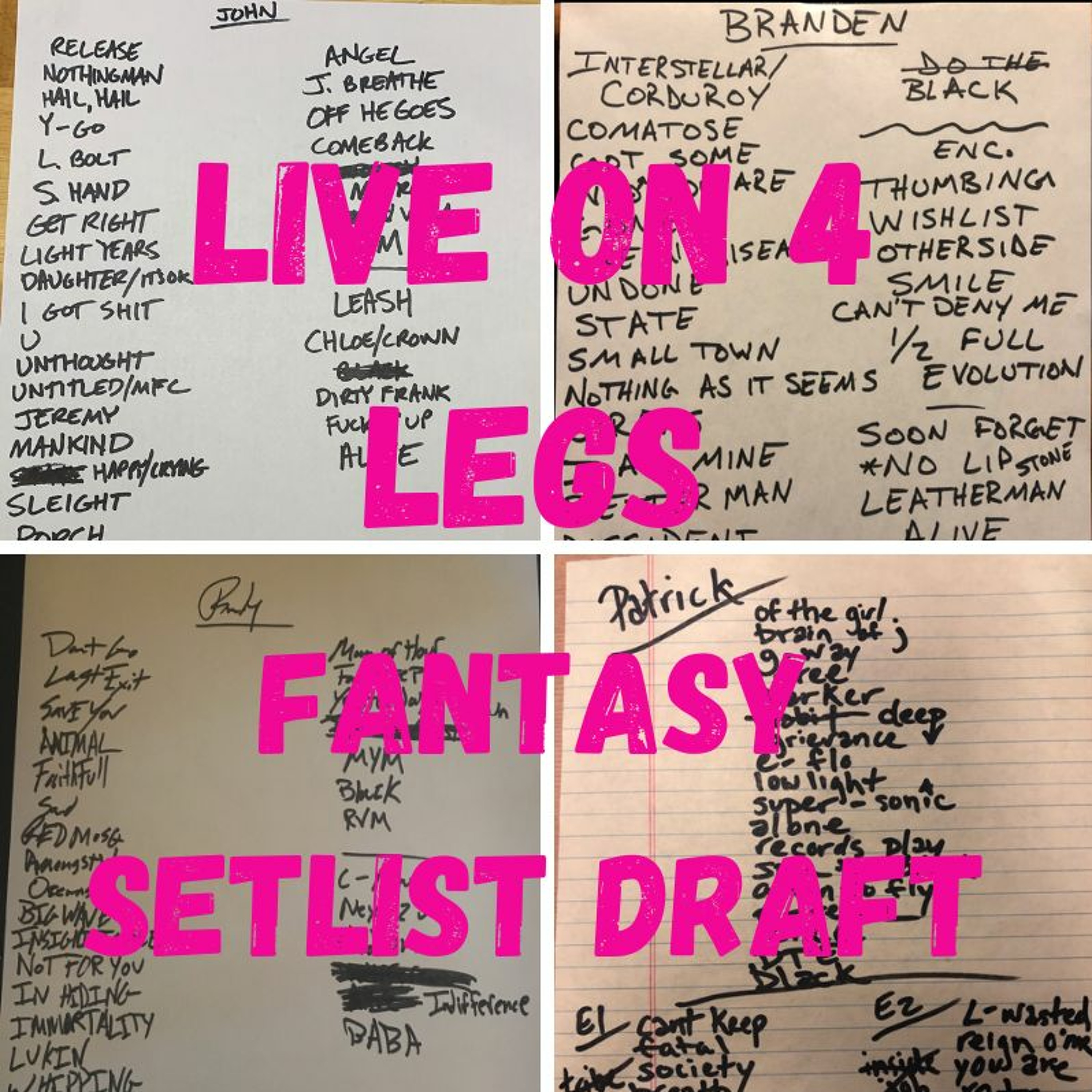 Live On 4 Legs: Pearl Jam Podcast