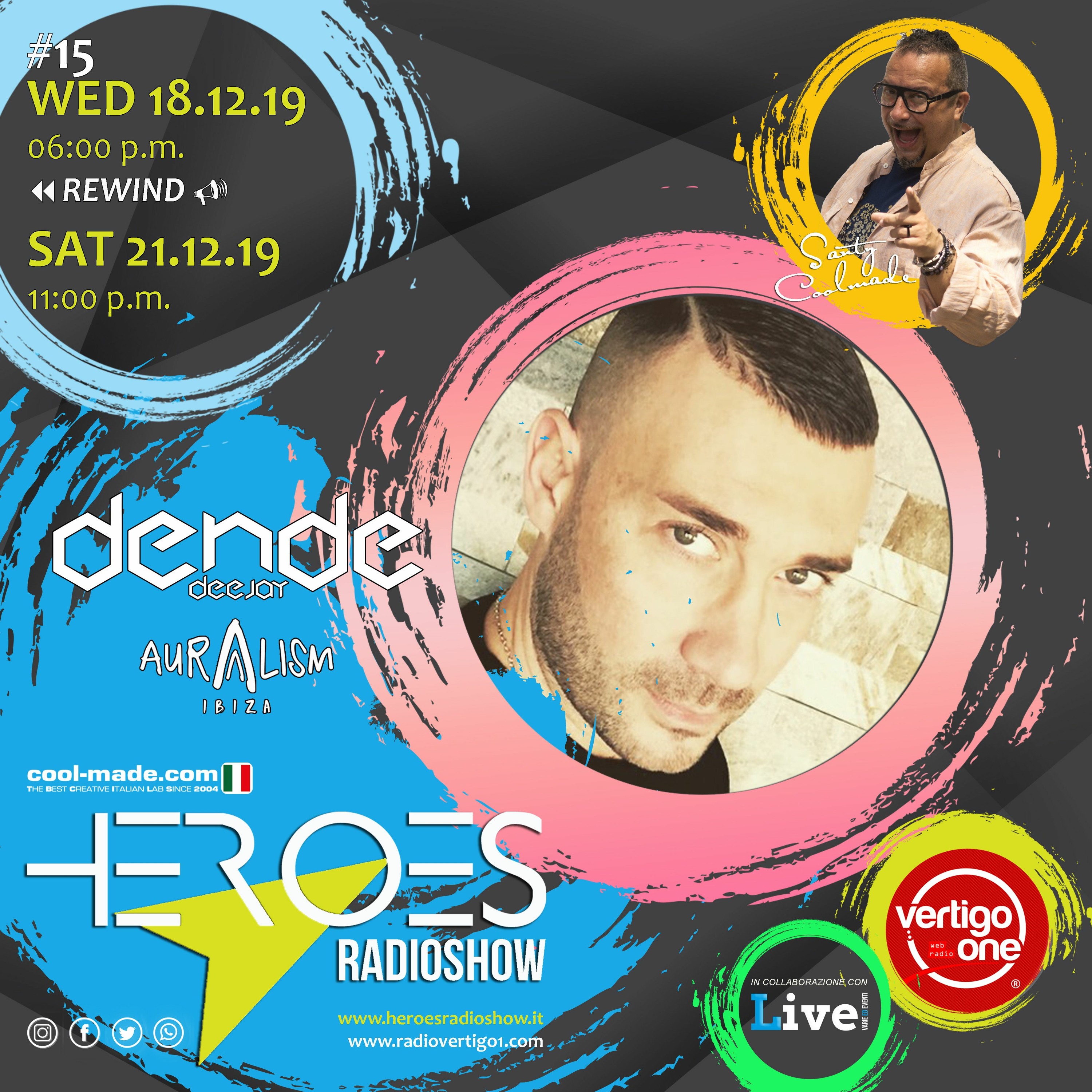 #15/2019-20> HEROES RadioShow - Special Guest DENDE episode artwork
