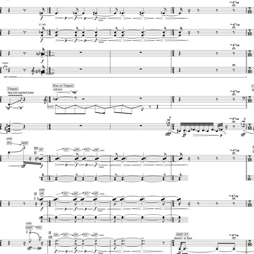 figure and ground, image and margin, obverse and reverse (2018, expt.) for shamisen and 7 musicians