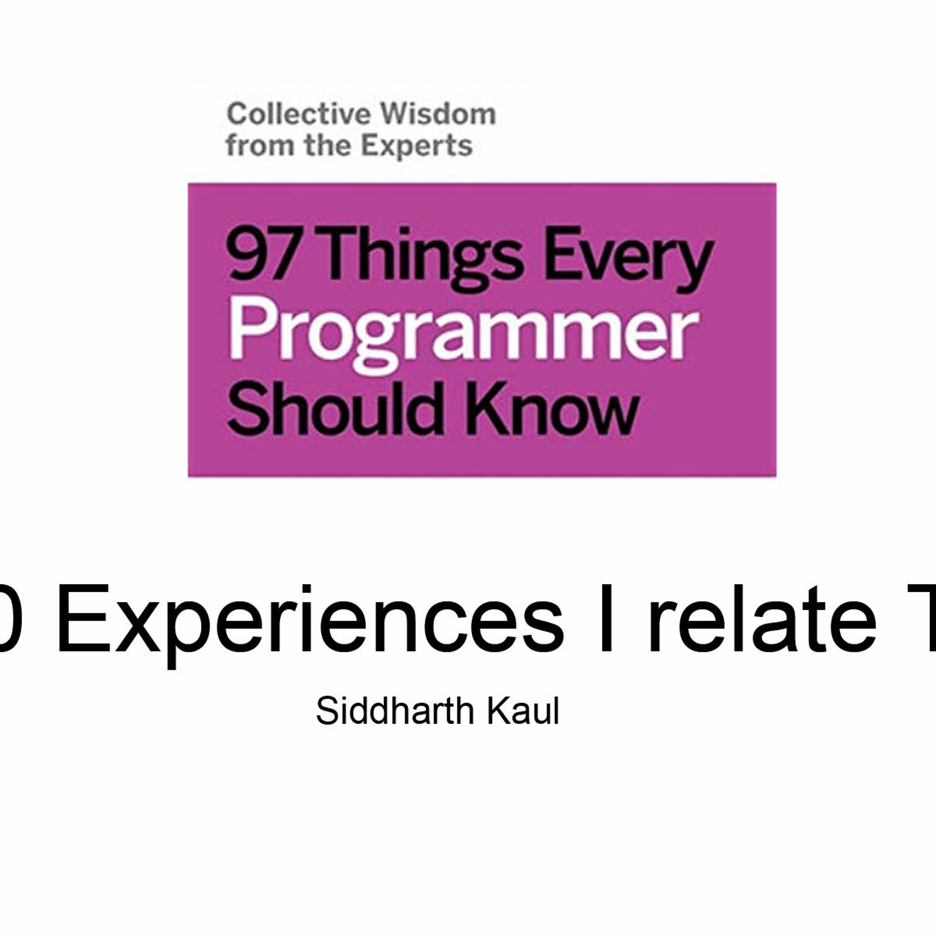 Episode - 8 10 Experiences I relate to