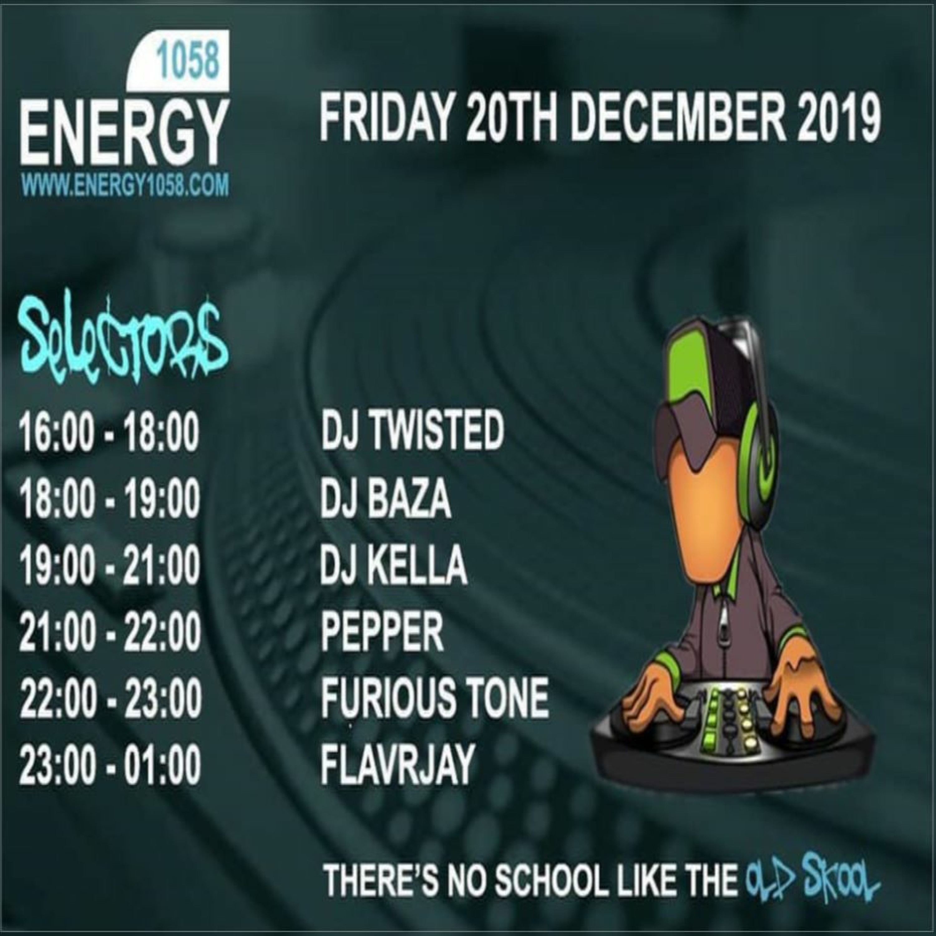 ENERGY 1058 with FLavRjay 20-12-19 episode artwork