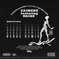 Cajmere Feat. Dajae - Brighter Days [BERGE Remix]