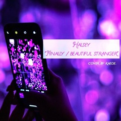 Halsey - "Finally // beautiful stranger" cover