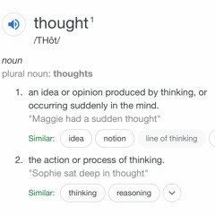 Thoughts