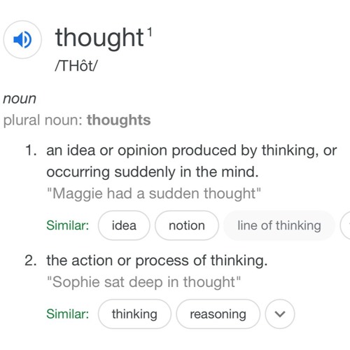 Thoughts