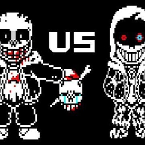 Mirrored Distortion] Chapter1-Ep2 Horror Sans vs Distorted Sans 