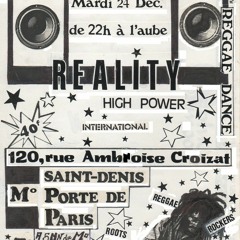 REALITY SOUND SYSTEM à St Denis 1985 (ATMF)