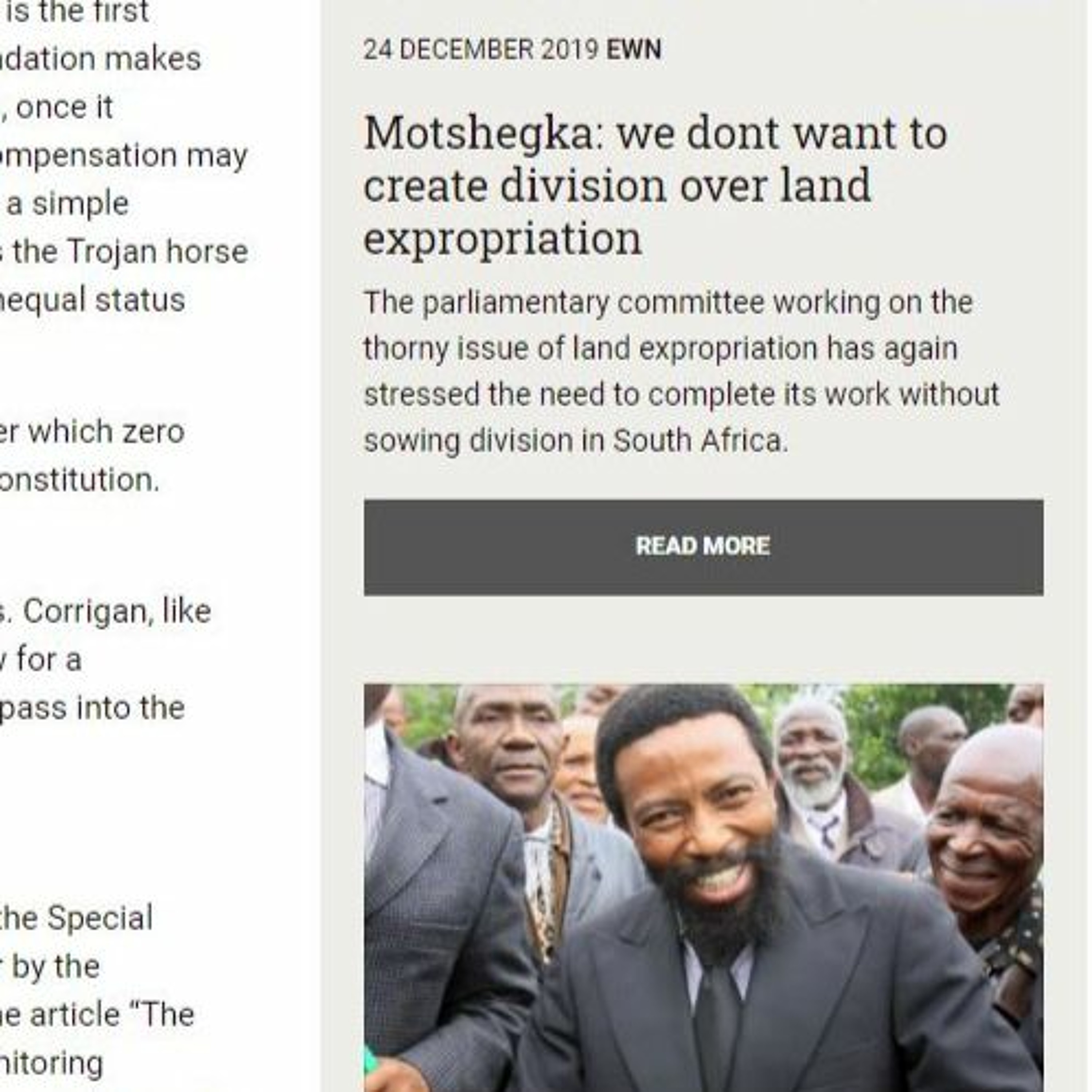 Land news and analysis South Africa