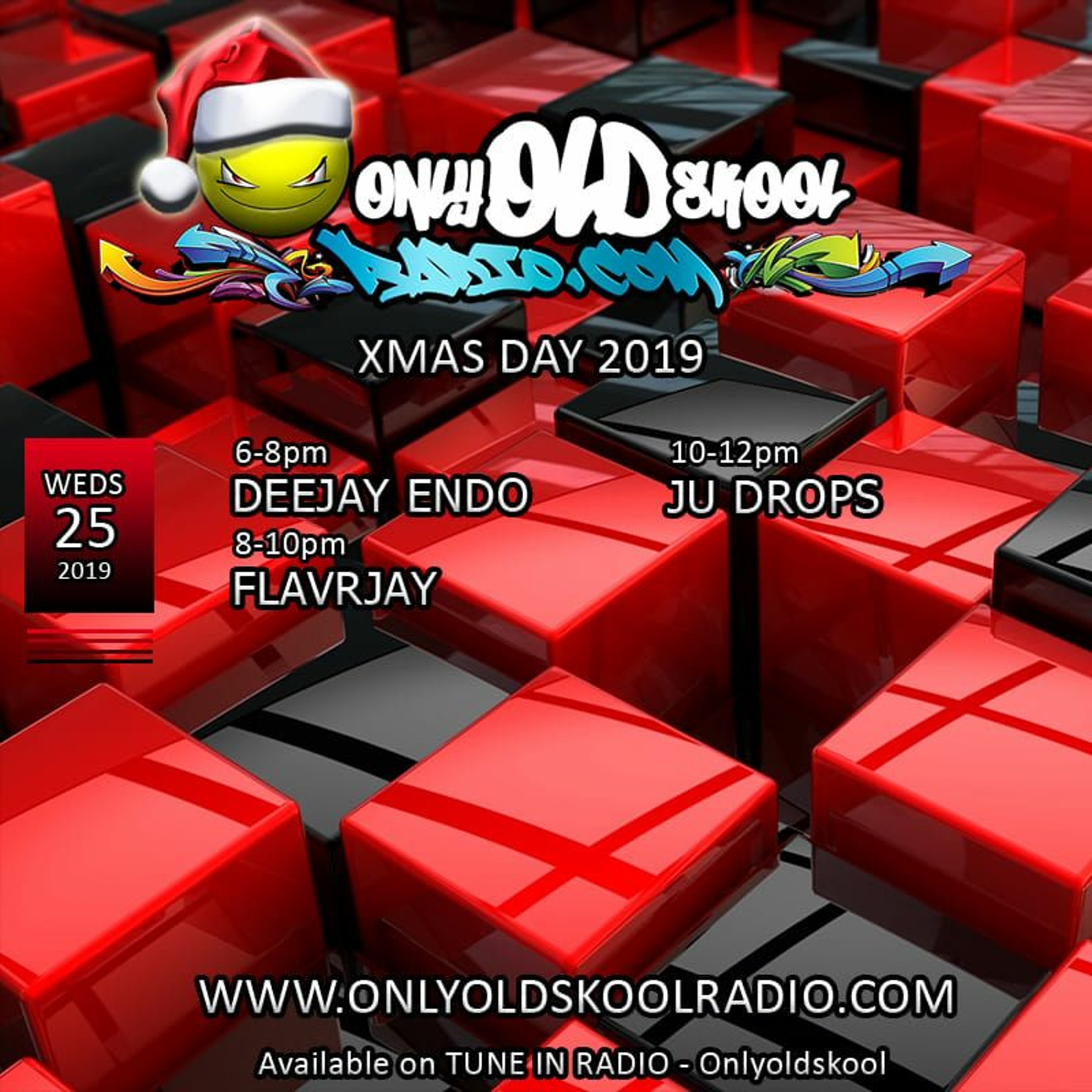 FLavRjay. OOS Radio Christmas Day Special. Jungle/DnB 25/12/19 episode artwork