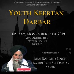 Waterloo Youth Keertan Darbar - November 2019
