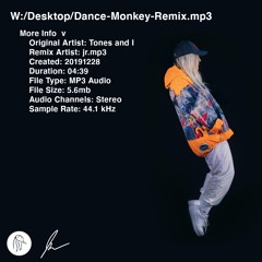 Dance Monkey (jr.mp3 remix)
