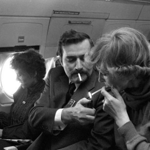 Old Lady Lit A Cigarette On The Plane