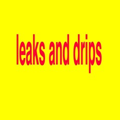Excerpt -Leaks and Drips, 2019, single channel audio piece, 14 mins.