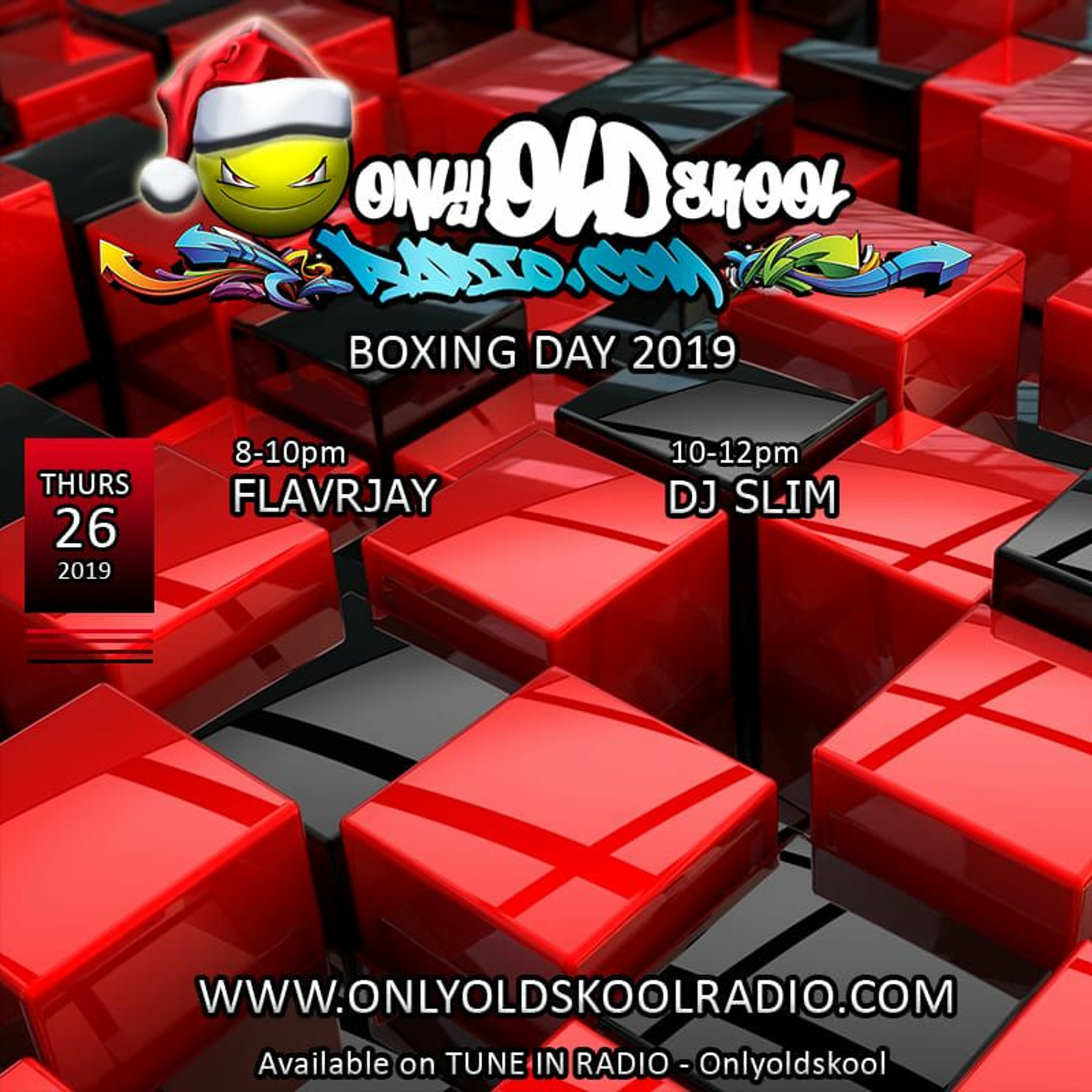 FLavRjay. OOS Radio Boxing Day Special. Rave Hardcore. 26/12/19 episode artwork