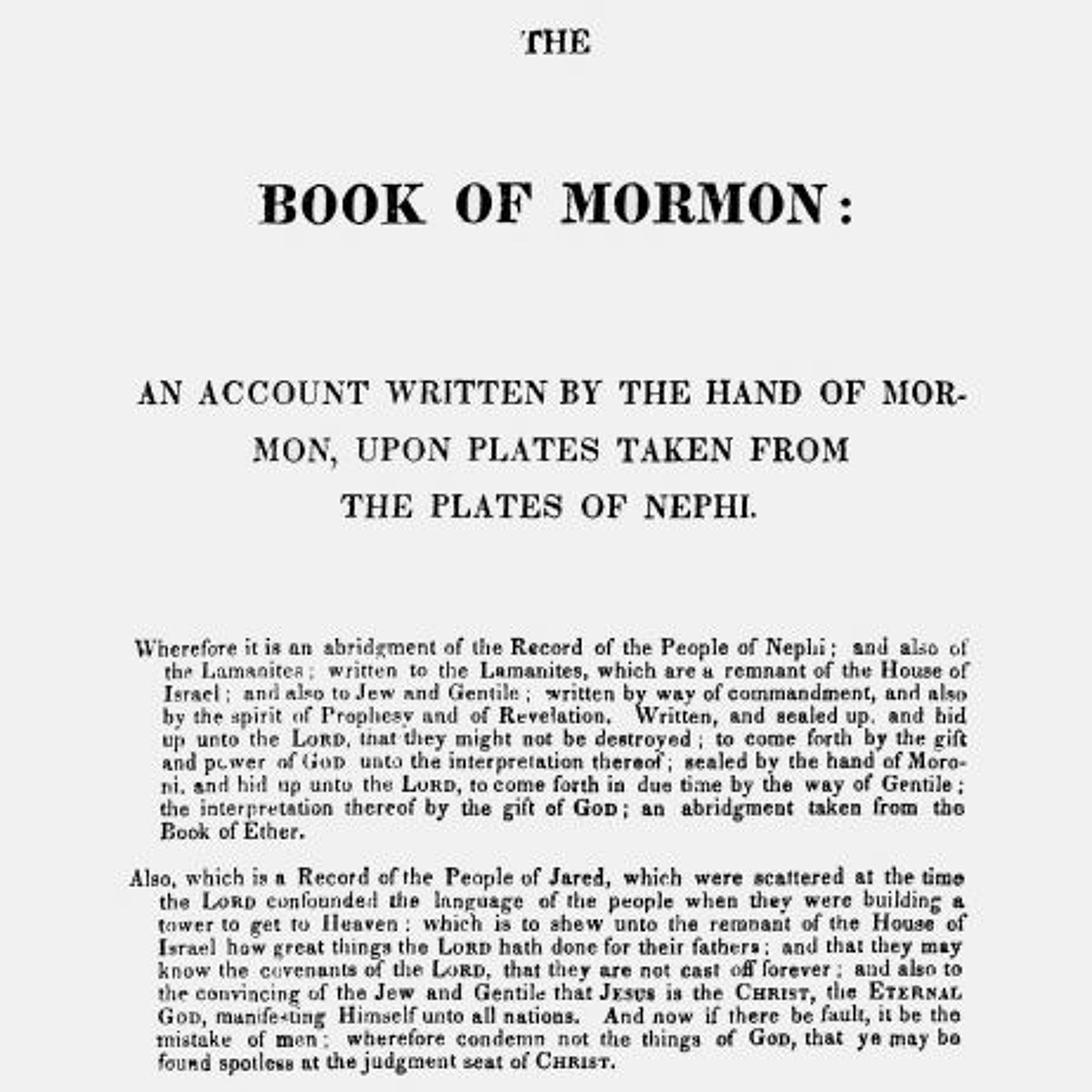 "The Purposes for Which the Book of Mormon was Written" by Elder B.H. Roberts episode artwork