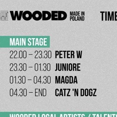 PETER W Live @ WOODED Warm Up Set For MAGDA and CATZ 'N DOGZ
