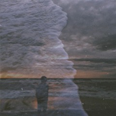 crying on the beach