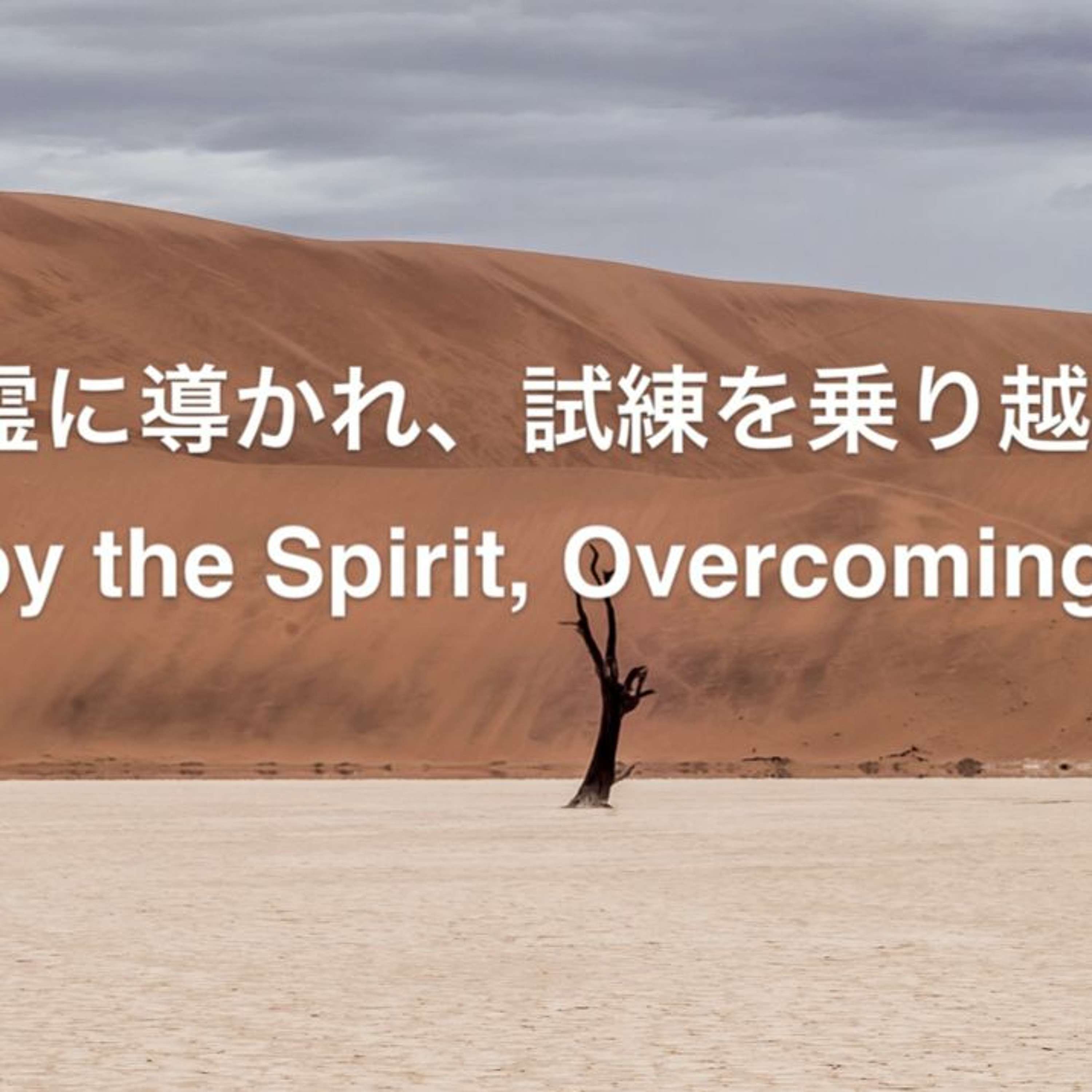Matthew / マタイ 3,16-4,12  聖霊に導かれ試練を乗り越える Led by the Spirit, overcoming trials episode artwork