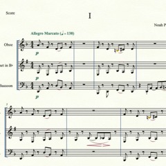 Reed Trio - I - Allegro Marcato