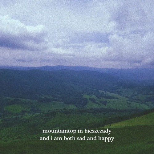 Ptr. - mountaintop in bieszczady and i am both sad and happy