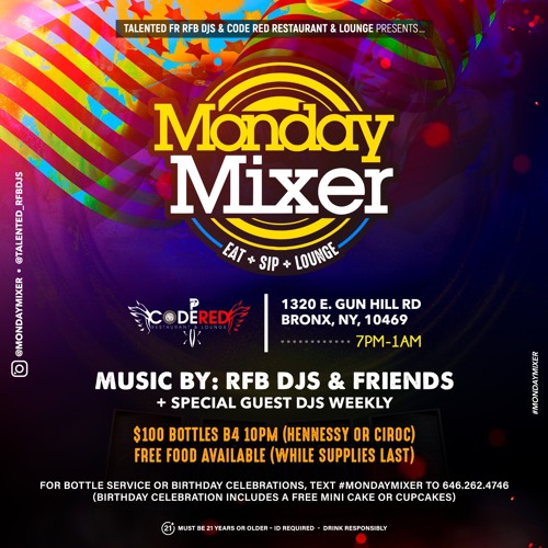 MONDAY MIXER 12.30.19 @ CODE RED