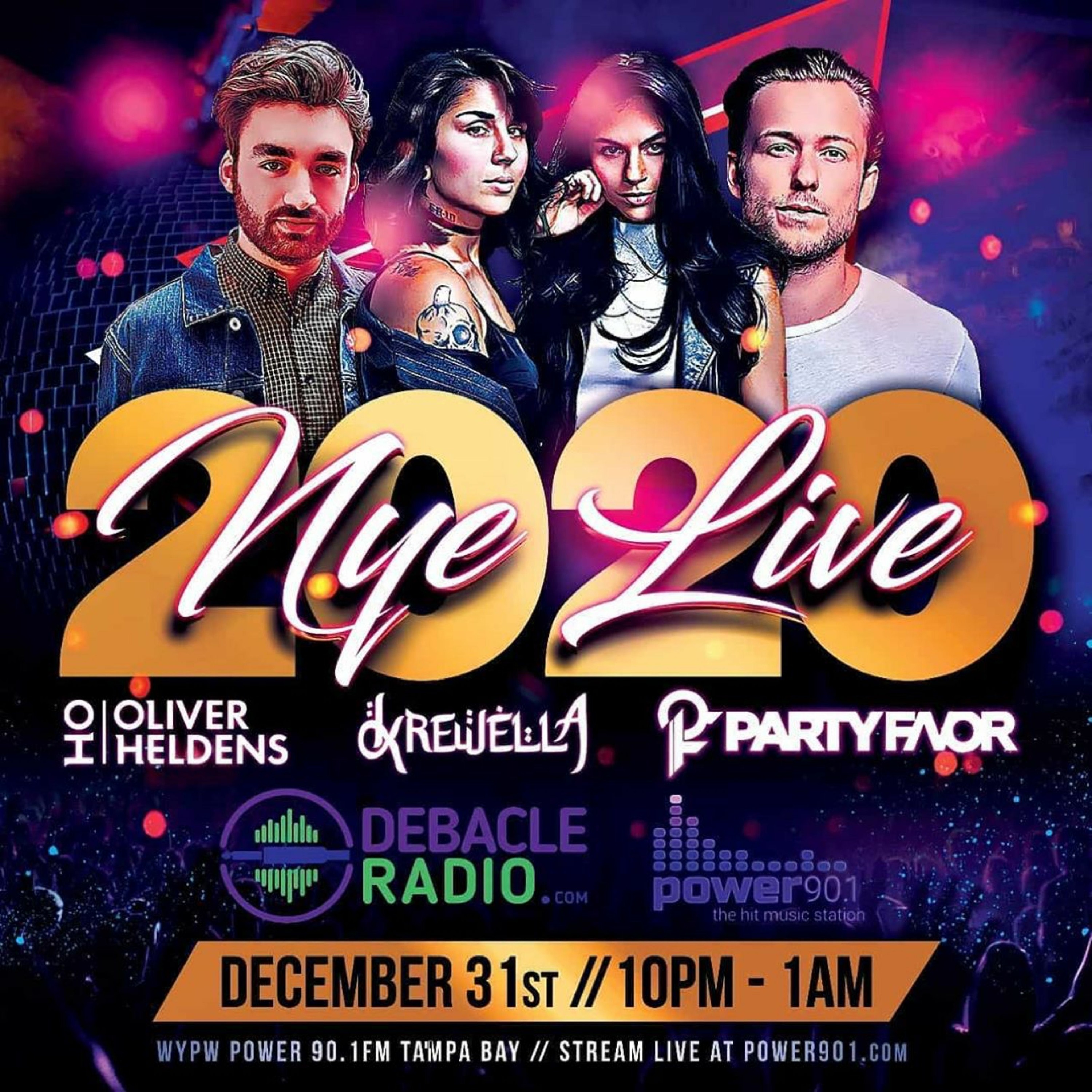 NYE 2020 | Oliver Heldens, Krewella, & Party Favor