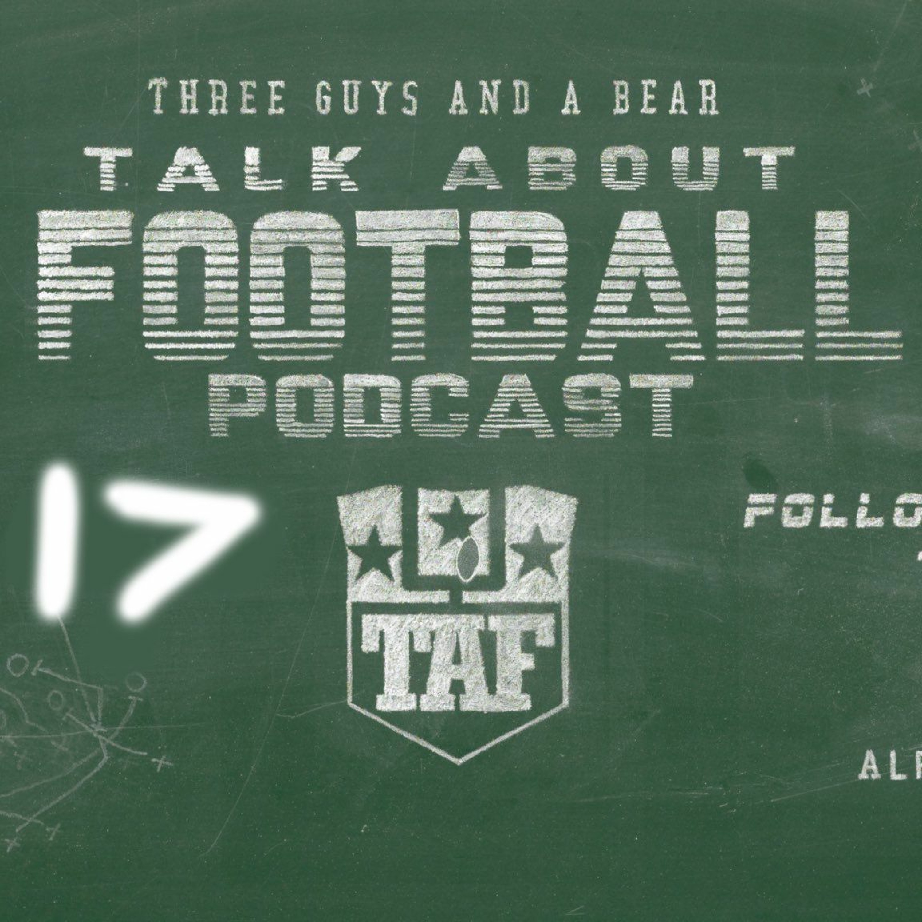 Three Guys (And a Bear) Talk About Football - NFL Week 17 : 2019 (The End of the Season Show) episode artwork