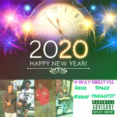 New Year's Freestyle- Devo x Key Ray x Taegotit x Almighty $pazz (Prod. Stvnk!)