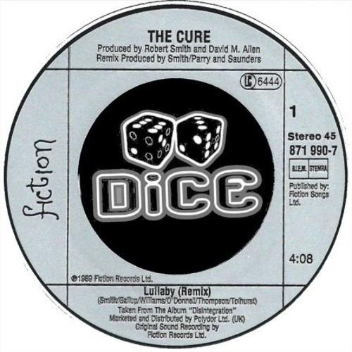 The Cure - Lullaby (DiCE_NZ Dubstrumental Edit)