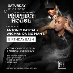 DJ WIGMAN 2020 BIRTHDAY MIX 1ST FEBRUARY @EGG CLUB KINGS X