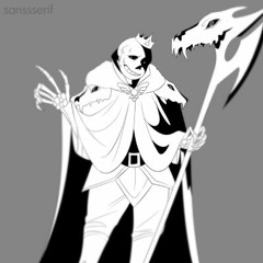 [au where sans is asgore] the master of puns + king sans.
