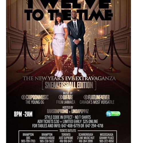 TWELVE TO THE TIME 2019 - CHIPPY DON/FLARE/FLATLINE @EVE EVENT CENTRE, MISSISSAUGA 12/31/19
