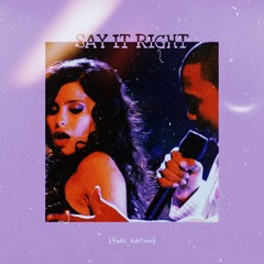 nelly furtado - say it right (FiDA Edition)