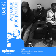 International Grime Day: Oblig with Micofcourse & Razor - 01 January 2020