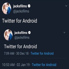 twitter for android - jacksfilms