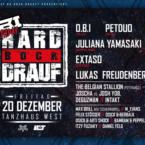 BamBam & PEPPels @ Hard Bock Drauf - O.B.I's B-Day | Tanzhaus West Frankfurt | 20.12.2019