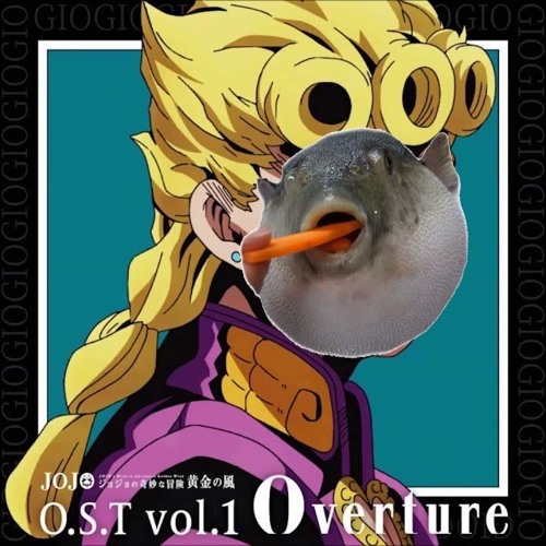 Golden Fish (Pufferfish Eats A Carrot And Sings Giorno's Theme Meme)