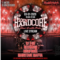 Special live stream @ 100% Hardcore for the Thunderchurch party 11-01-2020