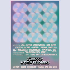 GIGSTA @ Room 4 Resistance - ambient & experimental floor - Trauma Bar & kino - 30.11.2019