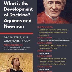 What is development of doctrine? Aquinas and Newman