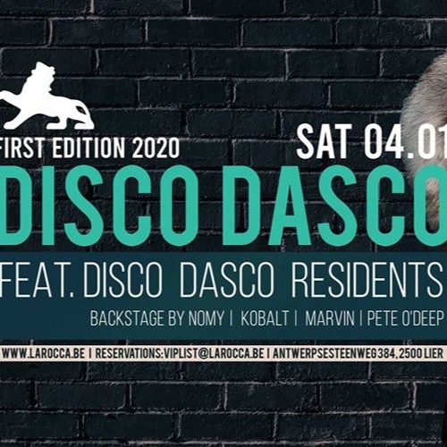 DISCO DASCO @ La Rocca (Backstage) - 04.01.2020 - Pete O'Deep