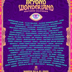 Beyond Wonderland 2020 Lineup