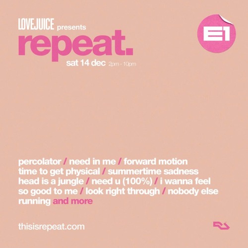 Sammy Porter And Friends - Podcast 65 [Classics Set @ Repeat - E1 London]