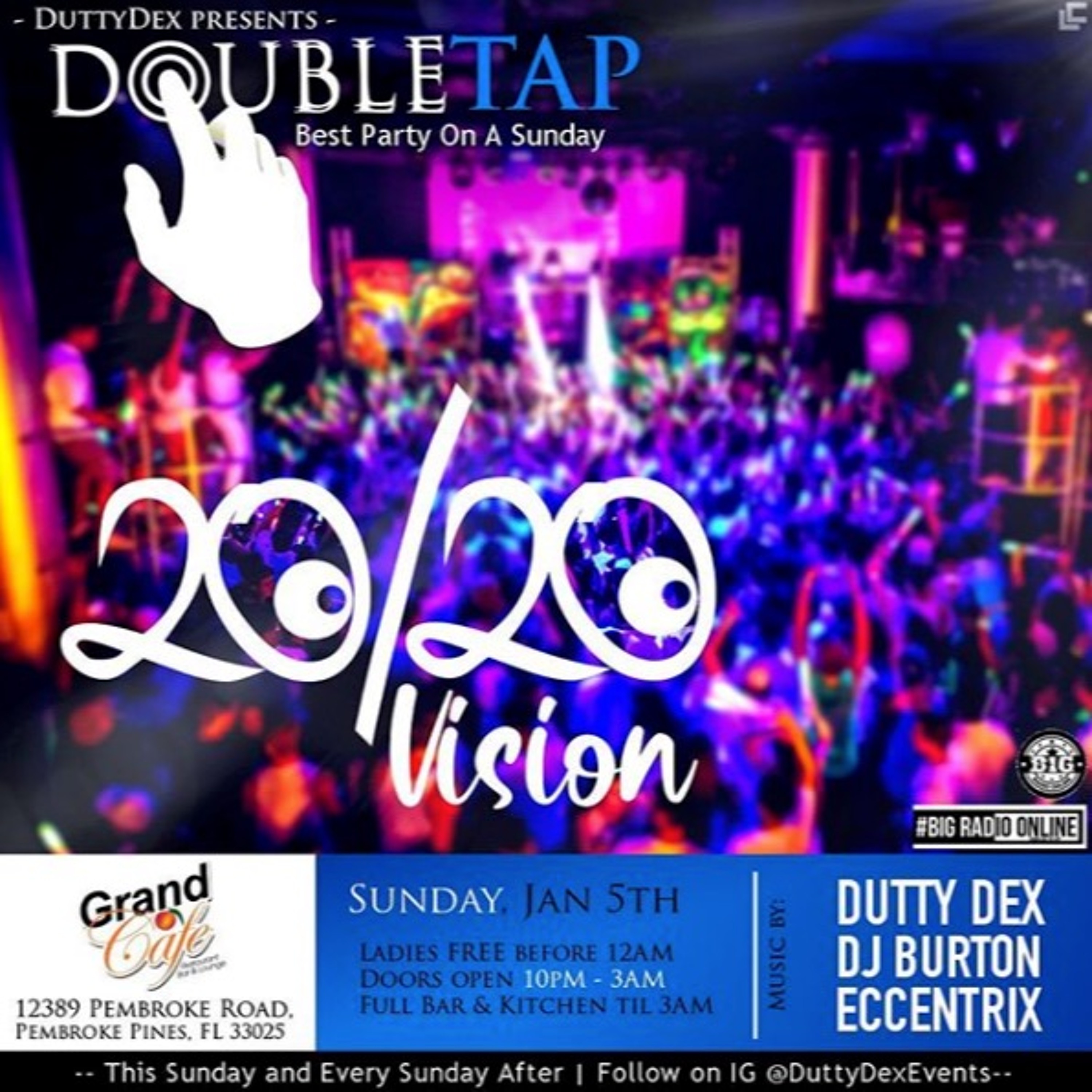Eccentrix Sound @ Doubletap Sundays 1/5/20 (LIVE AUDIO) episode artwork