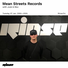 Mean Streets Records with Jook & Mez - 07 January 2020