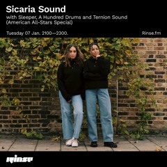 Sicaria Sound with Sleeper, A Hundred Drums & Ternion Sound - 07 January 2020