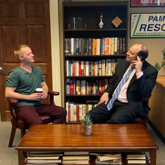 Senator Eldridge is joined by Michael Cox