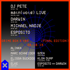 ESPOSITO @ Griessmuehle - 5 Years Grime Box [OPENING SET] 26.10.19